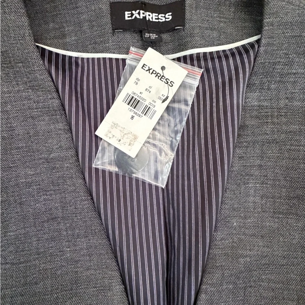 Express Charcoal Blazer - Picture 3 of 7